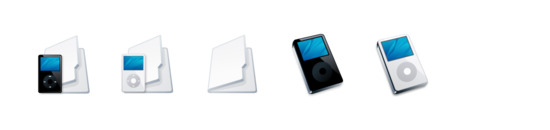 iPod的文件夹图标专辑预览
